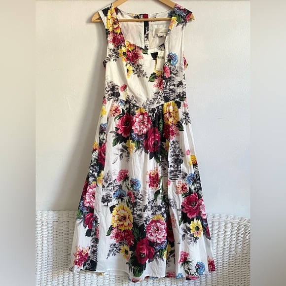 Anthropologie Amelia Floral Dress  Size 8, NWT - Picture 4 of 16